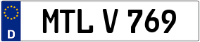 Truck License Plate